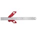 YX-3 300mm Woodworking Square Center Scriber Center Finder 45 90 Degrees Angle Line Scriber Marking Tools Metric Inch Ruler