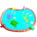 140x97x7cm Big 3D Sea Fish Starfish Turtle Doll Kids Inflatable Splash Pool Water Pond Shape Spray Pad Sprinkler Mat Kids Outdoor Play Fun Toy