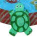 140x97x7cm Big 3D Sea Fish Starfish Turtle Doll Kids Inflatable Splash Pool Water Pond Shape Spray Pad Sprinkler Mat Kids Outdoor Play Fun Toy