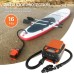 16PSI Intelligent Double Stage Air Pump with 6PCS Nozzles LCD Display 6000mAh Electric Pump Support Inflation and Deflation