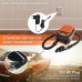 16PSI Intelligent Double Stage Air Pump with 6PCS Nozzles LCD Display 6000mAh Electric Pump Support Inflation and Deflation