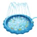 170CM*10CM/68"*3.93'' Inflatable Swimming Pool Summer Splash Sprinkle Sprinkler Playmat Outdoor Water Play Mat Toy for Kids Children Toddlers