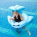 Blue Whale Childen Swimming Inflatable Ring Float Seat Chair Water Pool Toy Safer Swims Accessories