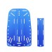 DIDEEP Diving Equipment Scuba Diving Backplate with Holes Diver BCD Mental Backplat Harness Back Plate