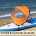 KOETSU Kayak Boat Wind Paddle Sailing Kit, Popup Board Sail Rowing Downwind Boat Windpaddle With Clear Window, Kayak Accessories