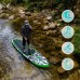 [UK Direct] FunWater Inflatable Paddle Board 12~15PSI Maximum Load 150KG Stand Up Portable Surfboard Pulp Board With Chair ,Waterproof Phonecase, Air Pump, Backpack 330*84*15CM,SUPFW10A