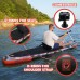 [UK Direct] FunWater Inflatable Paddle Board 12~15PSI Maximum Load 150KG Stand Up Portable Surfboard Pulp Board With Chair ,Waterproof Phonecase, Air Pump, Backpack 330*84*15CM SUPFW10B
