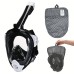 Waterproof Anti-Fog Goggles 180° Panoramic Double Tube Comprehensive Diving Goggles Fully Dry Breathing Snorkeling Goggles
