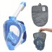 Waterproof Anti-Fog Goggles 180° Panoramic Double Tube Comprehensive Diving Goggles Fully Dry Breathing Snorkeling Goggles