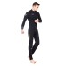 ZCCO 3mm Front Zipper Wetsuit  Neoprene Elastic Warm Swimming Surfing Snorkeling Long Sleeves Diving Suit Full Body Jumpsuit Water Sport Swimwear