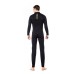 ZCCO 3mm Front Zipper Wetsuit  Neoprene Elastic Warm Swimming Surfing Snorkeling Long Sleeves Diving Suit Full Body Jumpsuit Water Sport Swimwear