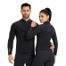 ZCCO 3mm Warm Neoprene Diving Wetsuit Back Zip Wetsuits Split Long Sleeves Thermal Swimsuit for Deep Surfing Swimming Snorkeling Water Sports