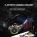 Bakeey EL-A2 bluetooth 5.0 Gaming Headphones HIFI 3D Stereo Bass Wireless RGB Light PC Headsets With Microphone for PS4 Laptop Tablet