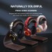 Bakeey EL-A2 bluetooth 5.0 Gaming Headphones HIFI 3D Stereo Bass Wireless RGB Light PC Headsets With Microphone for PS4 Laptop Tablet