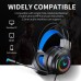 Bakeey Gaming Headsets Gamer Headphones Surround Sound Stereo Wired Earphones USB Microphone Colourful Light PC Laptop Game Headset