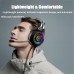 Bakeey M10 Gaming Headset 50mm Drivers Noise Reduction RGB Luminous Head-Mounted 3.5mm Gaming Headphones with Mic