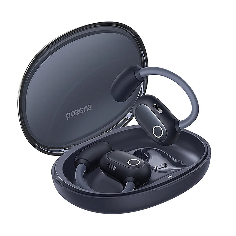 Baseus Eli Sport1 OWS Open Ear Earbuds bluetooth 5.3 Earphone 16.2mm Diaphragm Driver Stereo Bass Sound Dual Mic Call Noise Cancelling Air conduction Earhook Earhook Sports Headphone
