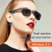 F06 Wireless bluetooth 5.3 Solar Glasses Earphone HiFi Stereo UV Protection Ultraviolet-proof 30g Intelligent Solar Glasses with Mic