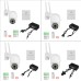 Bakeey 1080P HD Smart WiFi IP Camera Wireless Night Vision Two Way Voice Call Smart Camera Security Camera