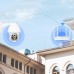 Bakeey 21 LED 1080P 5MP Dome Speed Camera Two-way Audio Full Color Night Vision IP66 Waterproof WiFi Home Security Monitor CCTV