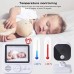 Guudgo LS-BM1 2.8 inch IPS Screen Wireless Video Baby Monitor with PTZ Camera Night Vision Temperature Battery Monitoring Two Way Audio Talk Built-in 8 Baby Lullabies Home Safety Set