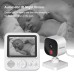 Guudgo LS-BM1 2.8 inch IPS Screen Wireless Video Baby Monitor with PTZ Camera Night Vision Temperature Battery Monitoring Two Way Audio Talk Built-in 8 Baby Lullabies Home Safety Set