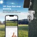 Hiseeu TD473-E 4G LTE EU Standard 3MP 2K HD Cellular Security Solar Powered Camera Color Night Vision Two-Way Talk IP66 Waterproof PIR Human Detection Wireless Outdoor Cameras