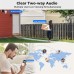 Hiseeu TD473-E 4G LTE EU Standard 3MP 2K HD Cellular Security Solar Powered Camera Color Night Vision Two-Way Talk IP66 Waterproof PIR Human Detection Wireless Outdoor Cameras