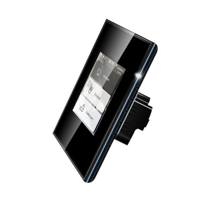 110/220V 4 in 1 Wifi LCD Touch Screen Smart Wall Light Switch Smart Home Switch Support Homekit Alexa Google Home
