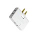 180 Degree Rotating Socket Ultra-thin One-turn Three-plug Household Two-hole Socket Two-pin Wireless Converter Adapter