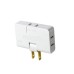 180 Degree Rotating Socket Ultra-thin One-turn Three-plug Household Two-hole Socket Two-pin Wireless Converter Adapter