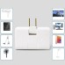 180 Degree Rotating Socket Ultra-thin One-turn Three-plug Household Two-hole Socket Two-pin Wireless Converter Adapter