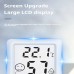 4Pcs Mini Indoors Thermometer Hygrometer High-precision Electronic Temperature Humidity Meter Digital Display Wall-mounted Home