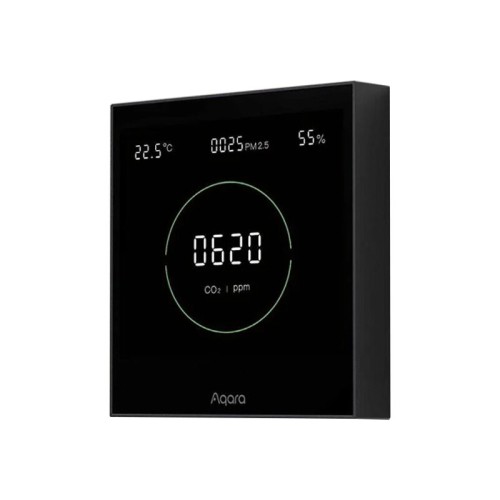 Aqara Air Quality Monitor Panel S1 Omni Directional Air CO2 PM2.5 Temperature Humidity Monitoring Work with Homekit Global Version