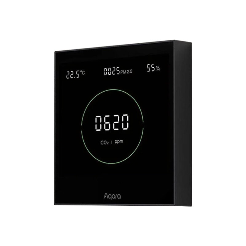 Aqara Air Quality Monitor Panel S1 Omni Directional Air CO2 PM2.5 Temperature Humidity Monitoring Work with Homekit Global Version