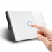MAKEGOOD 1000W AC110-240V US 1 Gang 1 Way Smart Home Touch Switch WiFi APP Control Lamp Switch Crystal Glass Switch Compatible With Alexa Google Assistant