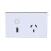 MAKEGOOD WiFi 2.4G 110V-240V US Standard Smart Switch Electrical Socket Wifi USB Wall Socket