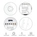 Moes ZigBe Smart Boiler Switch Water Heater Smart Tuya APP Remote Control Alexa Google Voice Control Glass Panel Hub Required