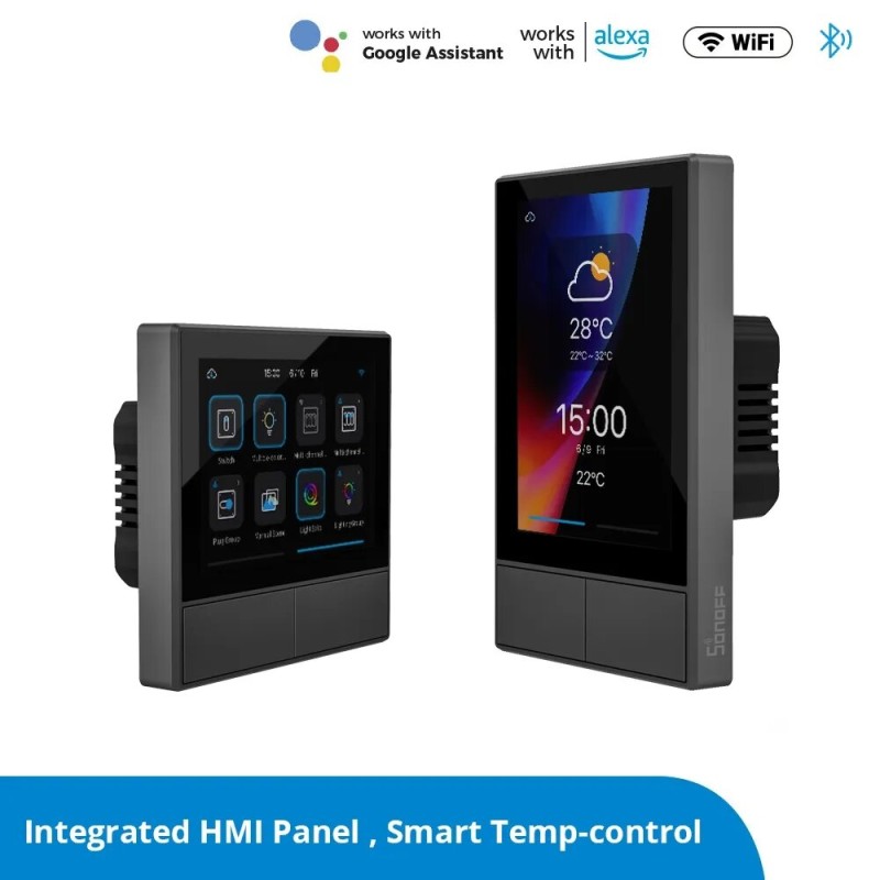 SONOFF NSPanel Smart Scene Wall Switch EU US Wifi Smart Thermostat Display Switch All-in-One Control for Alexa Google Home