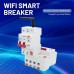 Tuya Smart WiFi Circuit Breaker with Metering 1P-4P 63A MCB Overload Short Circuit Protection Automatic Reclosing Smart Home
