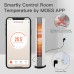 Tuya WiFi 16A Digital Thermostat Outlet EU Plug Touch Screen Timing Dual Temperature Controller Wireless APP Monitoring Voice Control Work with Alexa Google Home