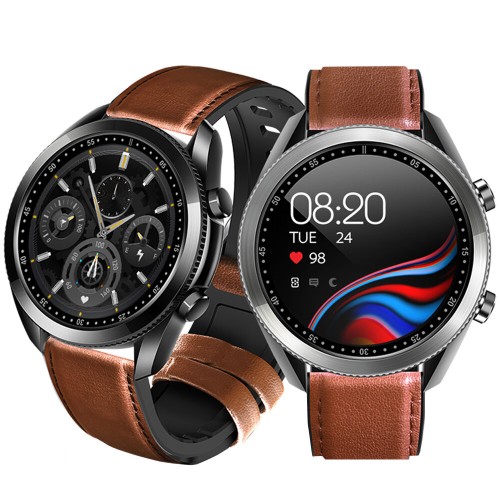 Bakeey UM90 1.28 inch Full Touch Screen BT Call Heart Rate Blood Pressure Oxygen Monitor 24 Sports Modes 200mAh IP67 Waterproof BT5.0 Smart Watch