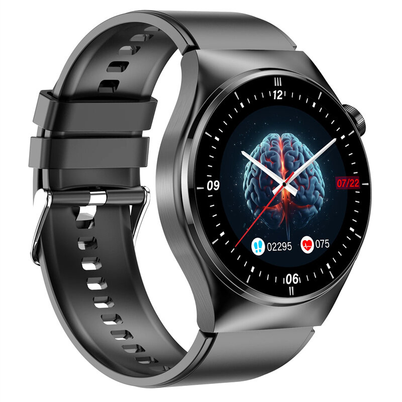  F320 1.46 inch HD Screen Laser Therapy Blood Sugar Pressure Body Temperature Uric Acid bluetooth Call Health Monitor SOS Men Smart Watch