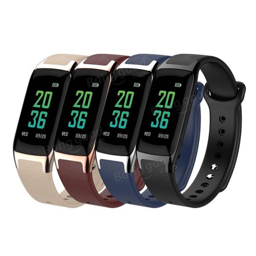 ECG Heart Rate Blood Pressure Monitor bluetooth 0.96 Inch OLED Fitness Tracker Smart Watch Bracelet