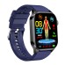 ET580 2.04 inch AMOLED HD Screen Blood Composition Measurement ECG Electrocardiogram bluetooth Call Heart Rate Blood Pressure SpO2 Monitor ECG Syphilis Function Non-invasive Blood Glucose Multi-sport Modes Music Playback IP68 Waterproof Smart Watch