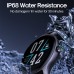 Joyroom FC1 1.28inch HD Screen bluetooth Call Heart Rate Blood Pressure SpO2 Monitor Stress Monitoring Multi-sport Modes Music Playback IP68 Waterproof Smart Watch