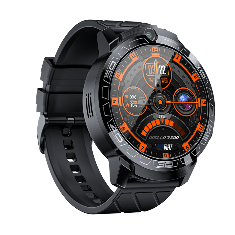 LOKMAT APPLLP 3 PRO 4G Full Netcom WiFi HD Dual Camera GPS 4GB 64GB Android 1.6 inch 400*400px Screen 4G Smart Watch Phone