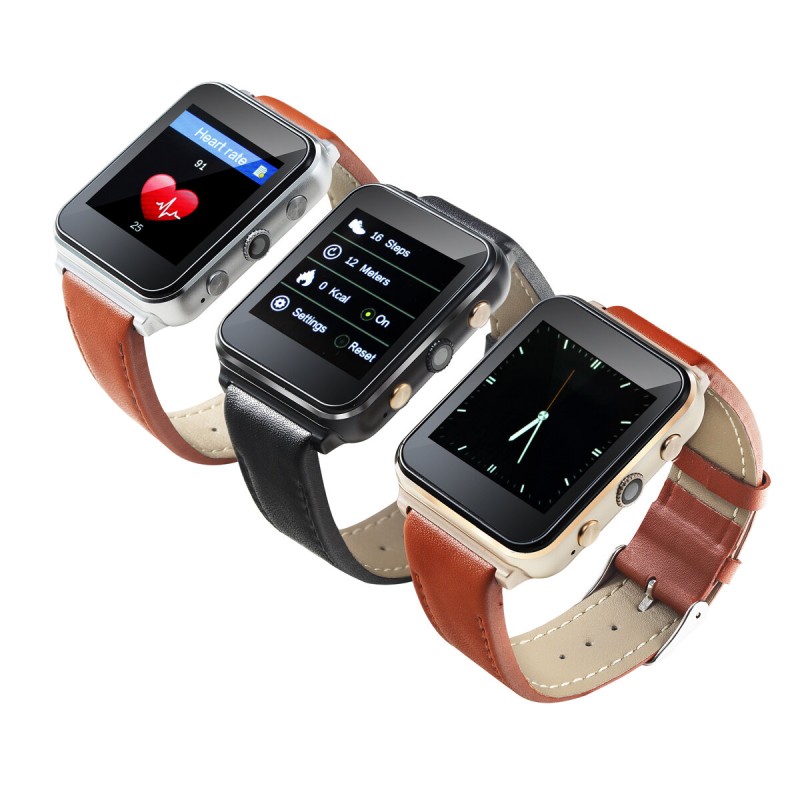 i400 1.54 inch HD Screen Phone Call Local Music Playback Heart Rate Monitor Camera Shooting Smart Watch