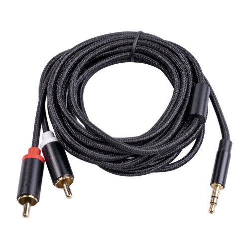 RCA Cable 3.5mm To 2RCA Audio Line Gold Plated 3.5mm Jack for Phone Home Theater 2RCA Aux Cable Male to Male 1M 1.8M 3M