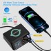 ASX9 100W 8-Port USB Charger Station with Wireless Charging USB-A*6 PD3.0 QC3.0 Fast Charging Adapter EU Plug for iPhone 13 14 14Pro for Xiaomi 13pro for Samsung Galaxy S23 for Oppo Reno9